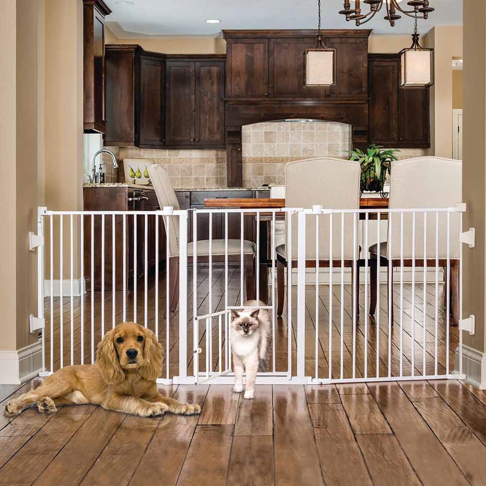 Carlson Original Flexi Gate Indendørs HundeLåge 77 cm Høj & Justerbar